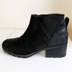 Sorel Women's Waterproof Boots - Black Leather, Size 9